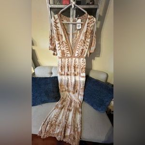 Gretchen Embroidered Maxi Women; Size Medium